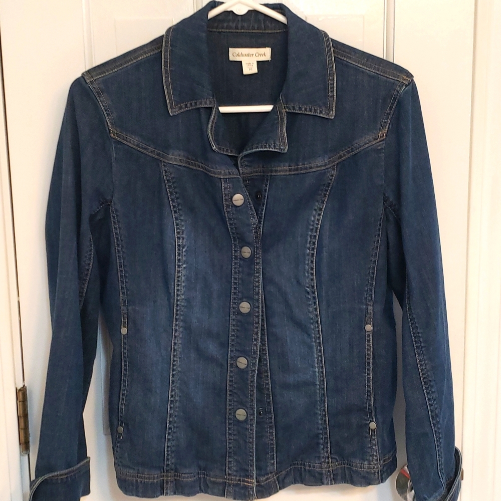 Coldwater Creek jean jacket in excellent condition.